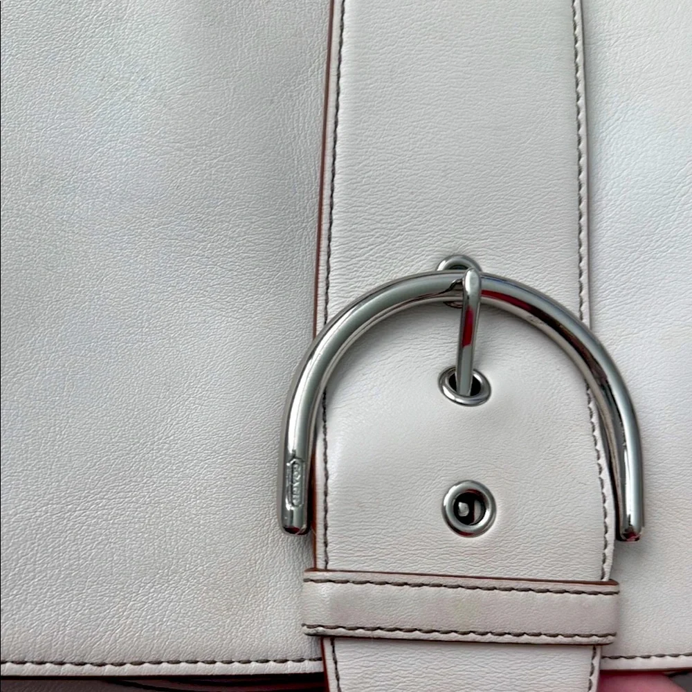 Coach beautiful white